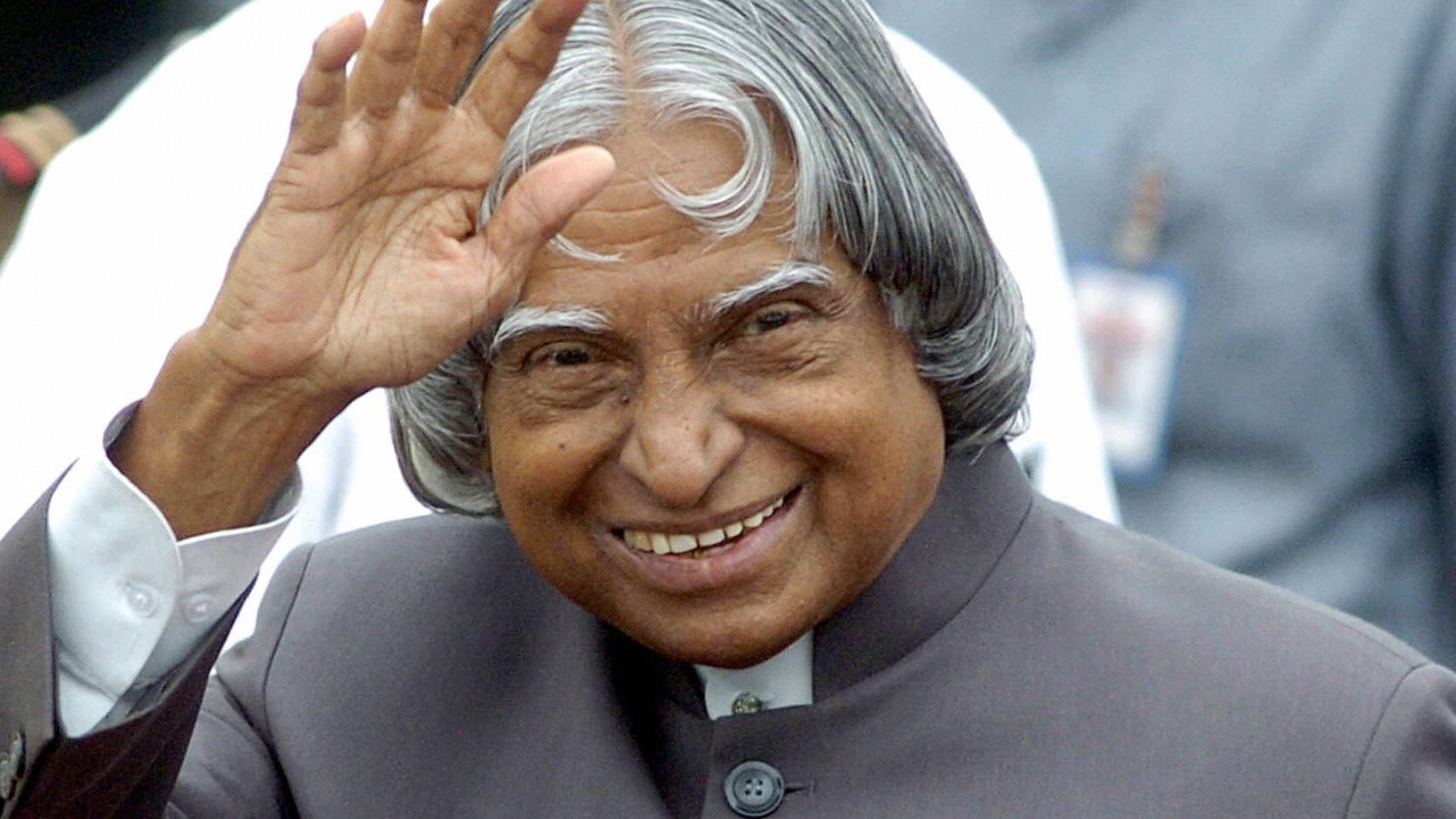 Dr. Kalam smiling during an event